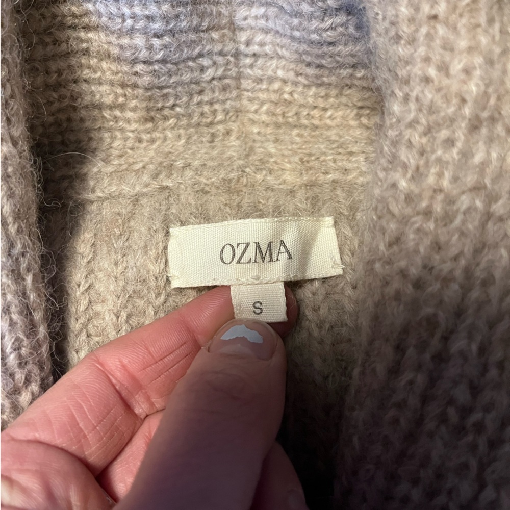 OZMA Sloan Cardigan in Blush. - Picture 5 of 6